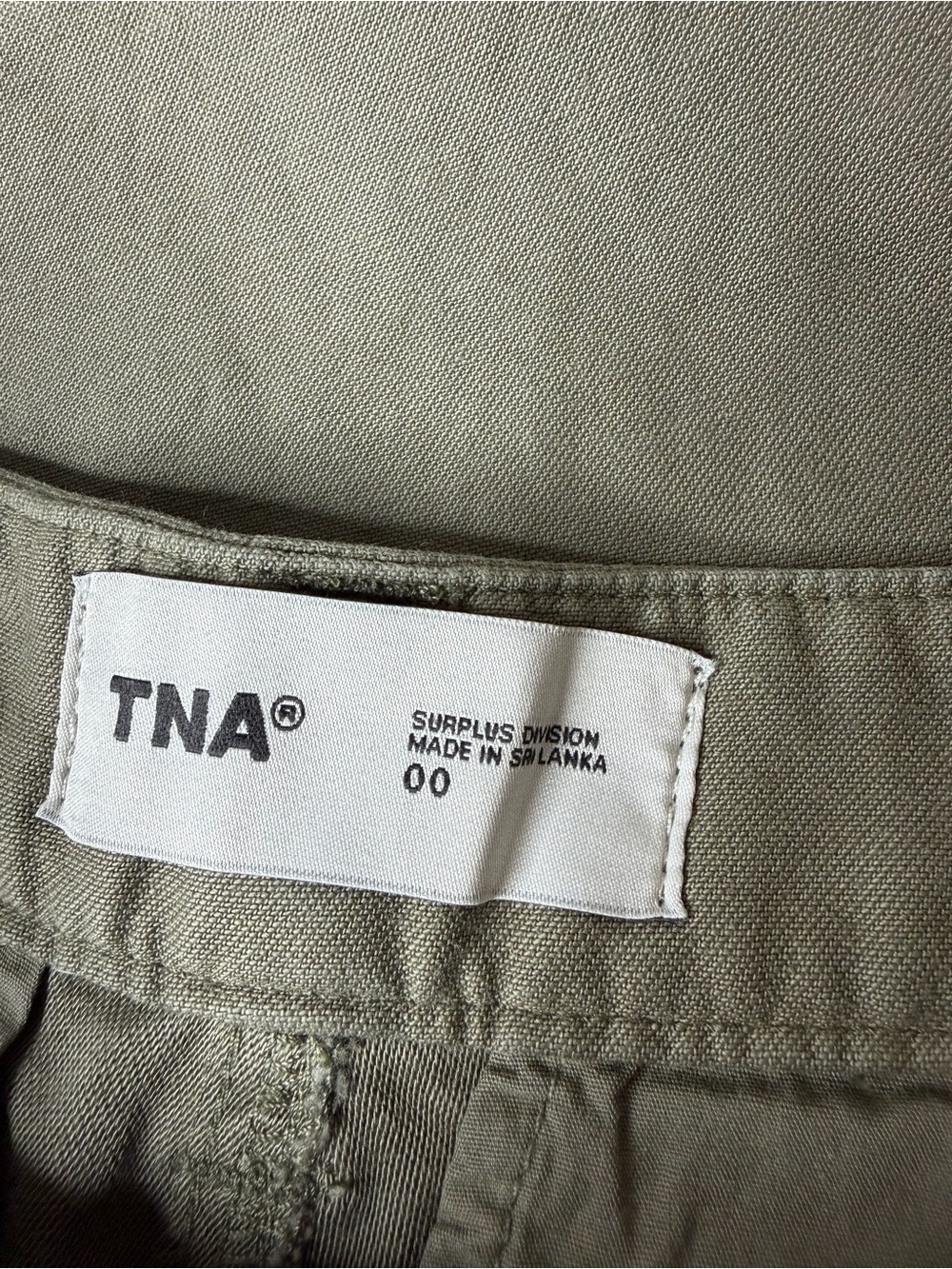 TNA Army Green Cargo Pants - Picture 9 of 13